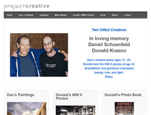 Tablet Screenshot of projectcreative.com